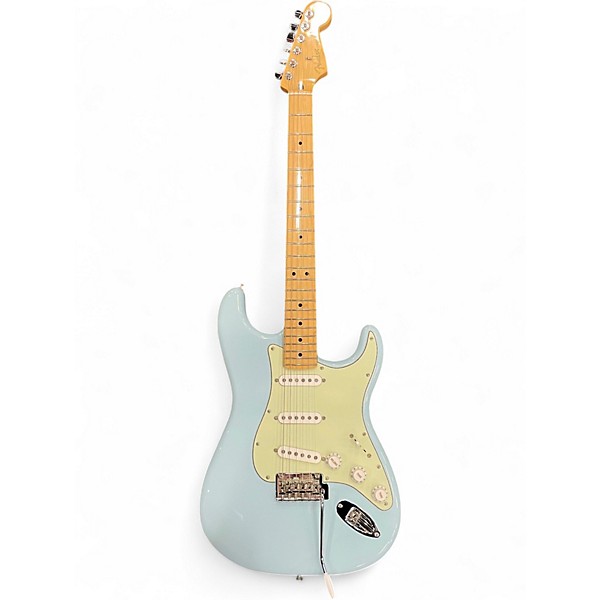 Used 2022 Fender FSR Player Tex-Mex Stratocaster Sonic Blue Solid Body Electric Guitar