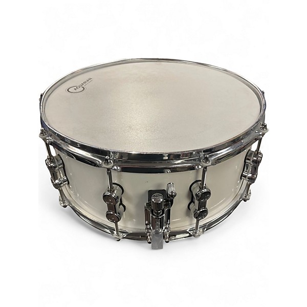 Used SONOR 5.5X14 AQ1 SNARE White Drum