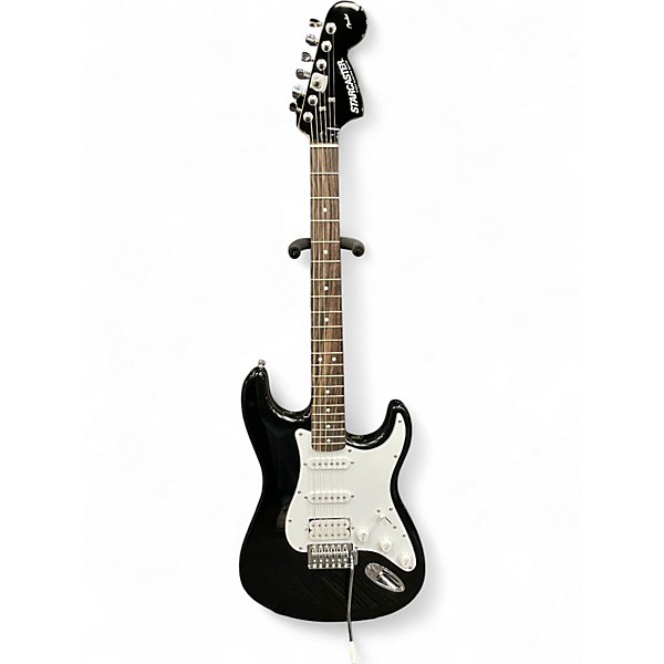 Used Squier Starcaster Black Solid Body Electric Guitar