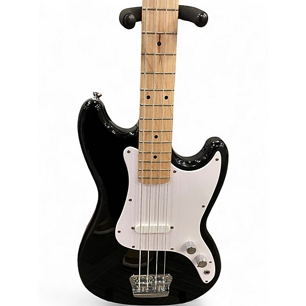 Used Squier BRONCO BASS Black Electric Bass Guitar