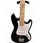 Used Squier BRONCO BASS Black Electric Bass Guitar