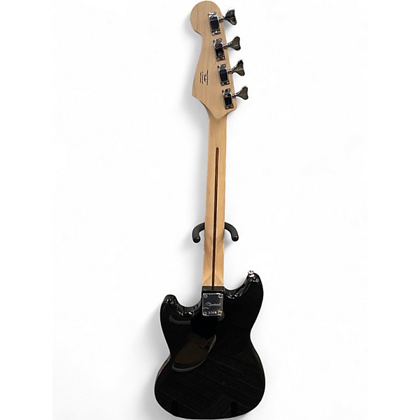 Used Squier BRONCO BASS Black Electric Bass Guitar