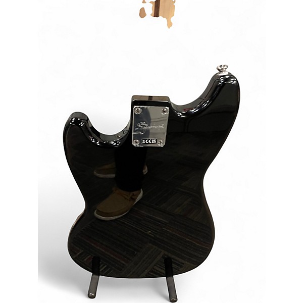 Used Squier BRONCO BASS Black Electric Bass Guitar