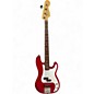 Used Fender American Standard Precision Bass Red Electric Bass Guitar thumbnail