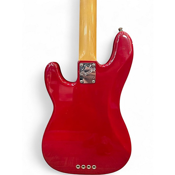 Used Fender American Standard Precision Bass Red Electric Bass Guitar