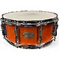 Used Yamaha 5.5X14 Stage Custom Snare Amber Drum thumbnail
