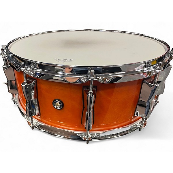 Used Yamaha 5.5X14 Stage Custom Snare Amber Drum