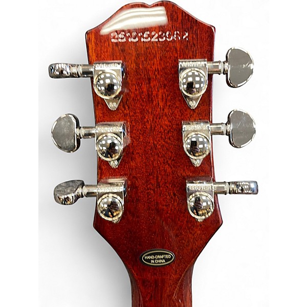 Used Epiphone Les Paul Double Cut Sunburst Solid Body Electric Guitar
