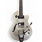 Used Hagstrom D2F TREMAR Silver Sparkle Hollow Body Electric Guitar