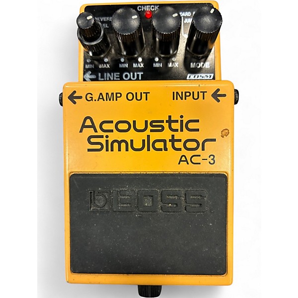 Used BOSS AC3 Acoustic Simulator Effect Pedal