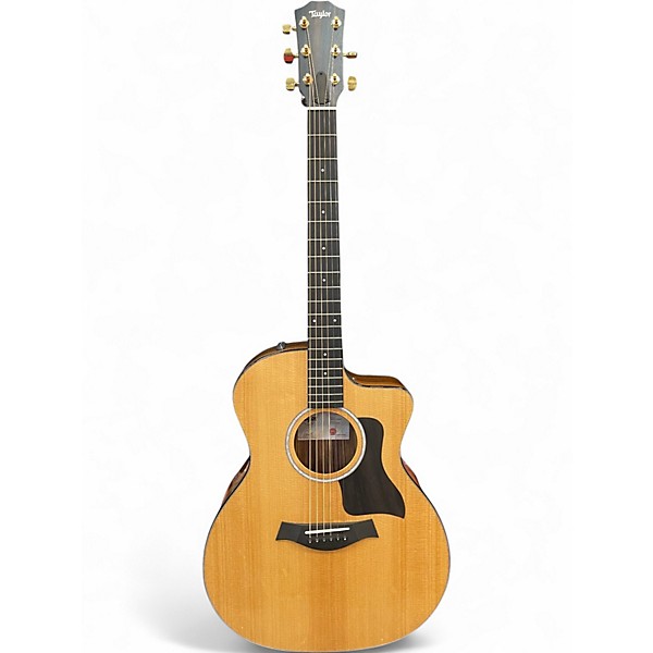 Used Taylor 214CE PLUS Natural Acoustic Guitar