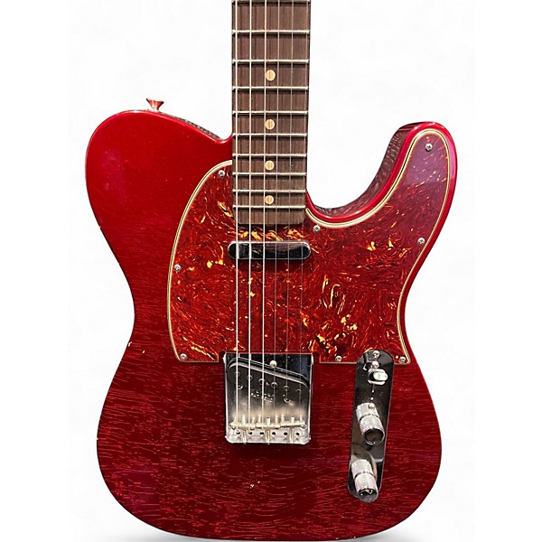 Used Fender Custom Shop 1963 Journeyman Telecaster Relic Candy Apple Red Solid Body Electric Guitar