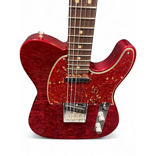 Used Fender Custom Shop 1963 Journeyman Telecaster Relic Candy Apple Red Solid Body Electric Guitar