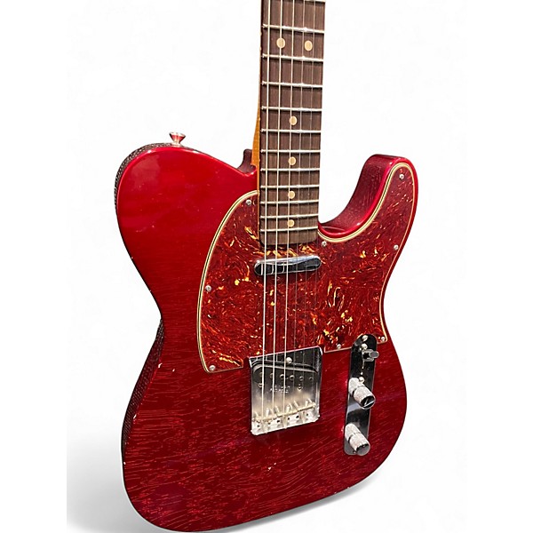 Used Fender Custom Shop 1963 Journeyman Telecaster Relic Candy Apple Red Solid Body Electric Guitar