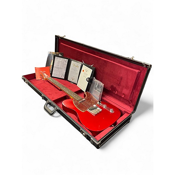 Used Fender Custom Shop 1963 Journeyman Telecaster Relic Candy Apple Red Solid Body Electric Guitar
