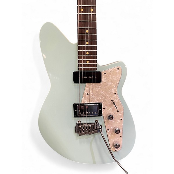 Used Reverend Six Gun Blue Solid Body Electric Guitar