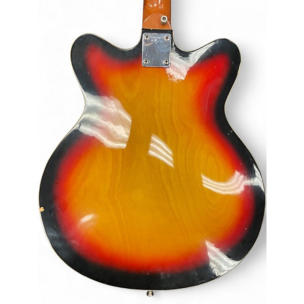 Used Diasonic(teisco) Hollow Body 3 Tone Sunburst Hollow Body Electric Guitar