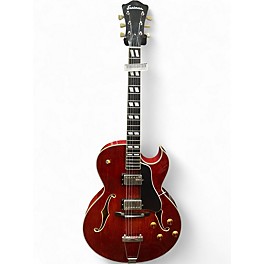 Used Eastman AR372CE Wine Red Hollow Body Electric Guitar