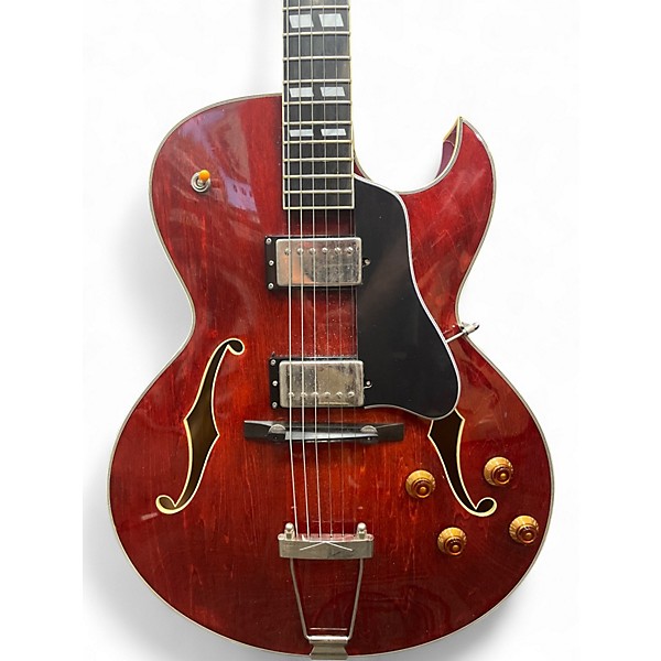 Used Eastman AR372CE Wine Red Hollow Body Electric Guitar
