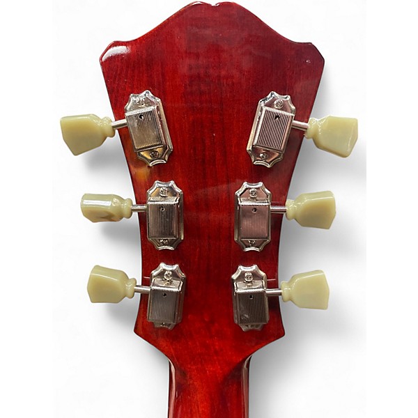 Used Eastman AR372CE Wine Red Hollow Body Electric Guitar