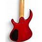 Used Tobias Killer B 5 String Trans Red Electric Bass Guitar