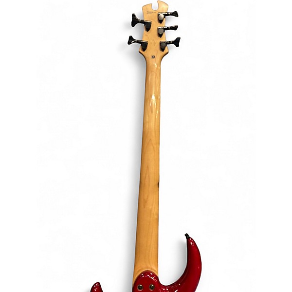Used Tobias Killer B 5 String Trans Red Electric Bass Guitar