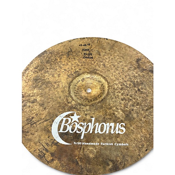 Used Bosphorus Cymbals 16in FERIT SERIES THIN CRASH Cymbal