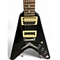 Used Dean V Stealth Black Solid Body Electric Guitar
