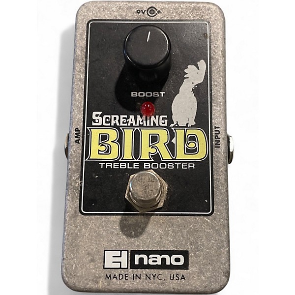 Used Electro-Harmonix Screaming Bird Treble Booster Effect Pedal
