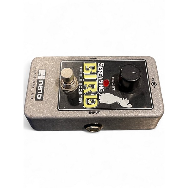 Used Electro-Harmonix Screaming Bird Treble Booster Effect Pedal