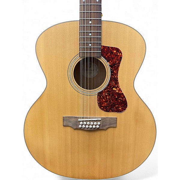 Used Guild F2512E Natural 12 String Acoustic Guitar