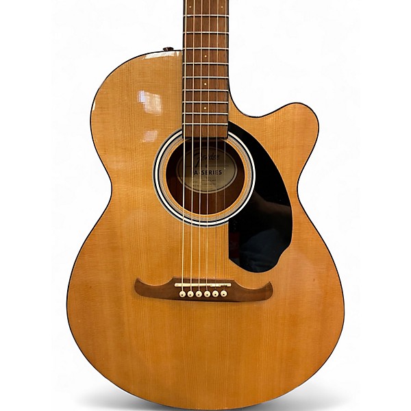 Used Fender FA135CE Concert Natural Acoustic Electric Guitar
