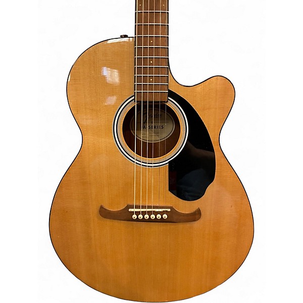 Used Fender FA135CE Concert Natural Acoustic Electric Guitar