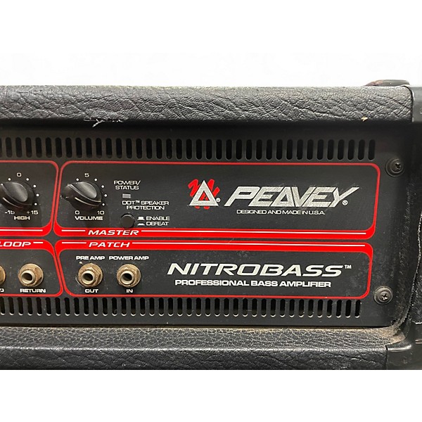 Used Peavey Nitro Bass Amplifier Head Bass Amp Head