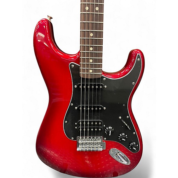 Used Fender Player Stratocaster HSS Trans Red Solid Body Electric Guitar