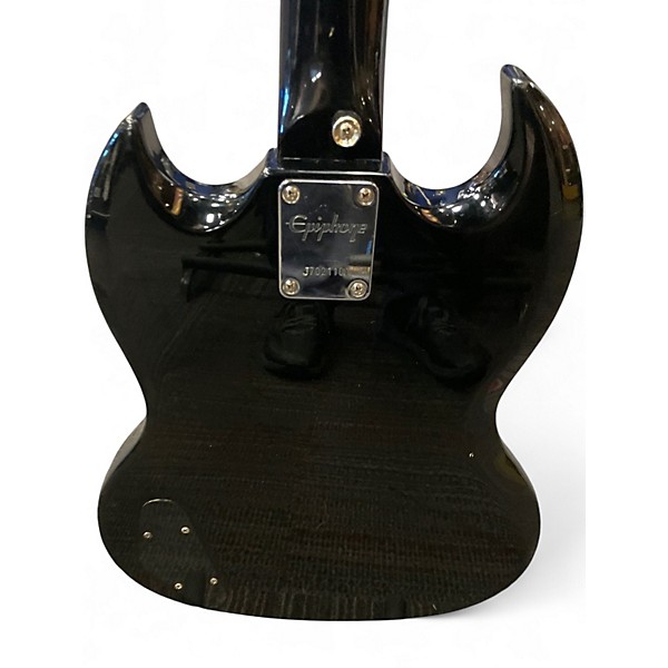 Used Epiphone SG Junior Black Solid Body Electric Guitar