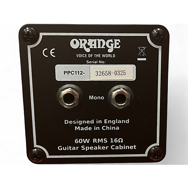 Used Orange Amplifiers PPC112C 1x12 Guitar Cabinet