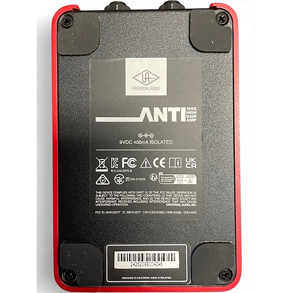 Used Universal Audio UAFX Anti 1992 High Gain Amp Effect Pedal