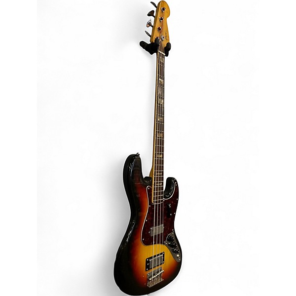 Used Greco Jazz Bass 2 Color Sunburst Electric Bass Guitar