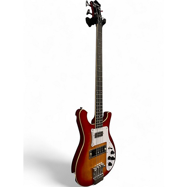 Used Harley Benton RB414 Cherry Sunburst Electric Bass Guitar