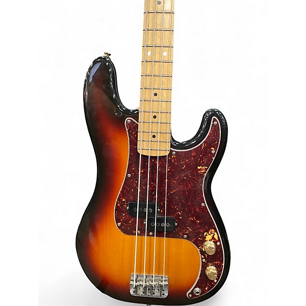 Used Fender American Professional Precision Bass 2 Tone Sunburst Electric Bass Guitar