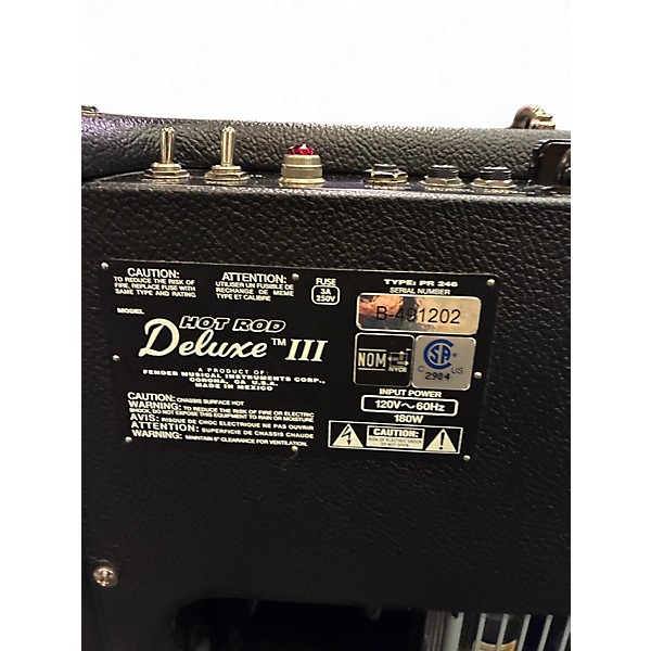 Used Fender Hot Rod Deluxe III 40W 1x12 Tube Guitar Combo Amp