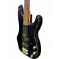 Used Squier Precision Bass Black Electric Bass Guitar
