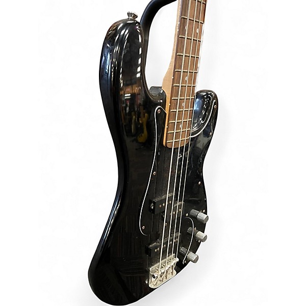 Used Squier Precision Bass Black Electric Bass Guitar