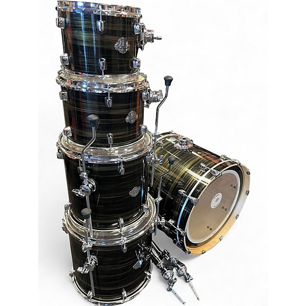 Used ddrum 5 Piece Dominion Birch 6-Piece Shell Pack Brushed Olive Drum Kit