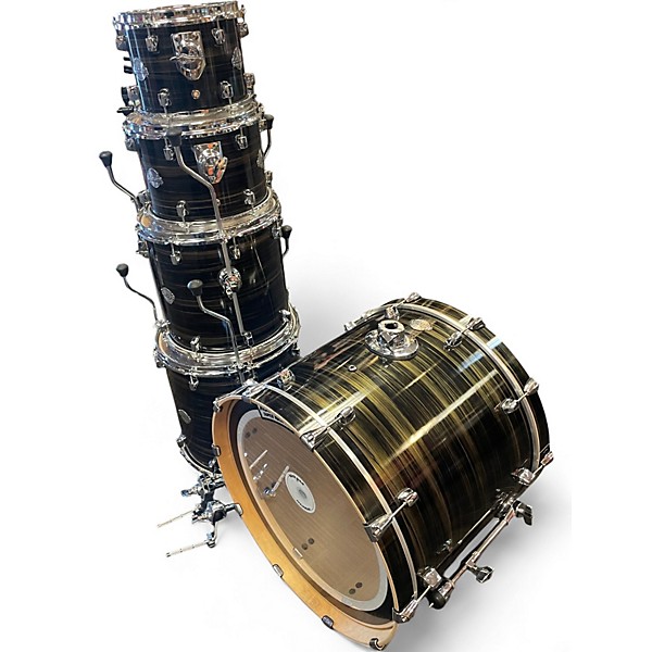 Used ddrum 5 Piece Dominion Birch 6-Piece Shell Pack Brushed Olive Drum Kit