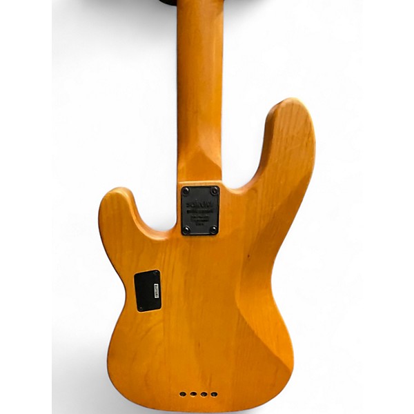 Used Schecter Guitar Research Model-T Session Natural Electric Bass Guitar