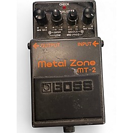 Used BOSS MT2 Metal Zone Distortion Effect Pedal