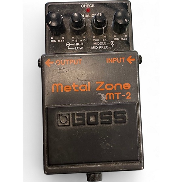 Used BOSS MT2 Metal Zone Distortion Effect Pedal