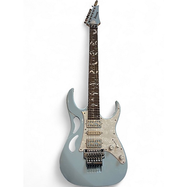 Used Ibanez PIA3761C Steve Vai Signature Powder Blue Solid Body Electric Guitar